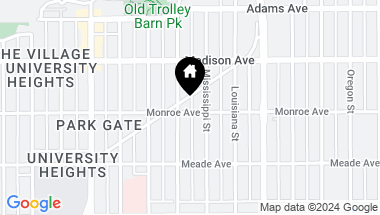 Map of 2120 Monroe Ave, San Diego CA, 92116