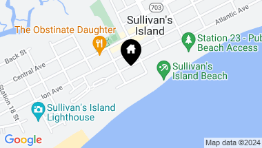 Map of 2108 Pettigrew Street, Sullivans Island SC, 29482