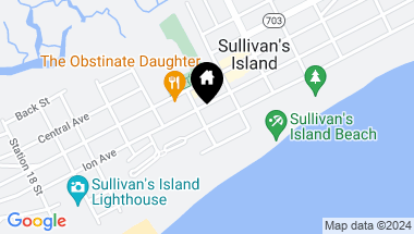 Map of 2102 Atlantic Avenue, Sullivans Island SC, 29482