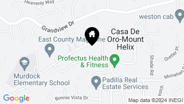 Map of 4561 Conrad Dr, La Mesa CA, 91941