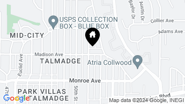 Map of 5060 Madison Ave, San Diego CA, 92115