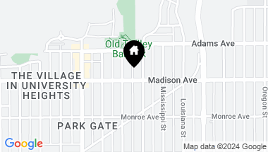 Map of 2028 Madison Ave, CA, 92116