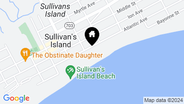 Map of 2307 Atlantic Avenue, Sullivans Island SC, 29482