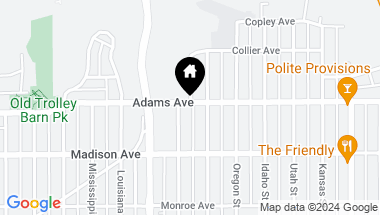 Map of 2511 Adams Avenue, San Diego CA, 92116