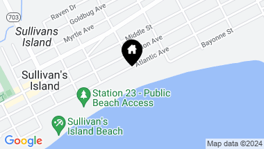 Map of 2429 Atlantic Avenue, Sullivans Island SC, 29482