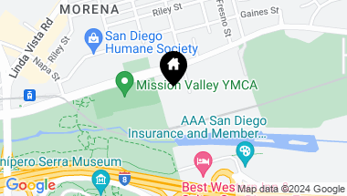 Map of 5665 Friars Rd 219, San Diego CA, 92110