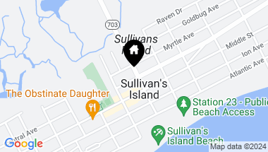 Map of 2220 Jasper Boulevard, Sullivans Island SC, 29482