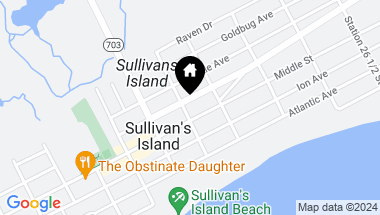 Map of 2302 Middle Street # D, Sullivans Island SC, 29482