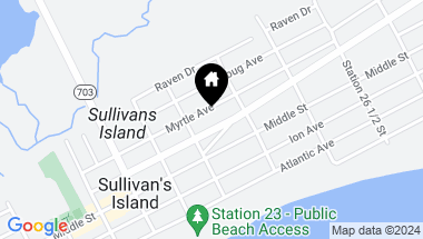 Map of 2414 Jasper Boulevard, Sullivans Island SC, 29482