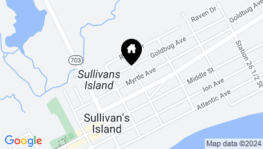 Map of 2320 Myrtle Avenue, Sullivans Island SC, 29482