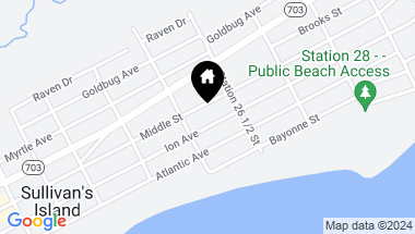Map of 2614 Ion Avenue, Sullivans Island SC, 29482