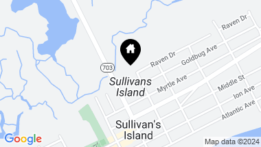 Map of 2298 Raven Drive, Sullivans Island SC, 29482