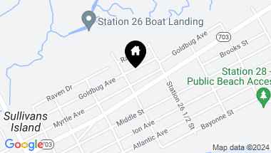 Map of 2608 Myrtle Avenue, Sullivans Island SC, 29482