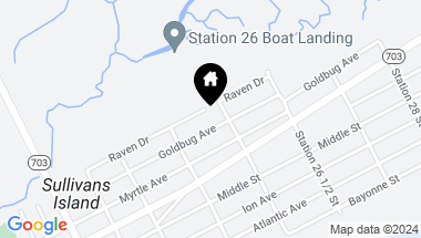 Map of 2524 Goldbug Avenue, Sullivans Island SC, 29482