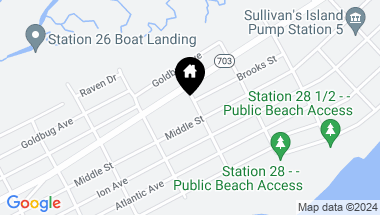 Map of 2678 Middle Street, Sullivans Island SC, 29482