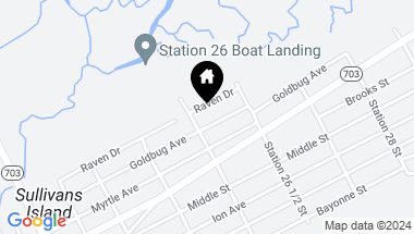 Map of 2608 Goldbug Avenue, Sullivans Island SC, 29482