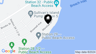Map of 3013 Marshall Boulevard, Sullivans Island SC, 29482