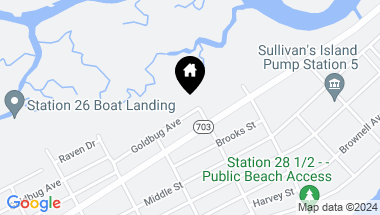 Map of 2728 Goldbug Avenue, Sullivans Island SC, 29482