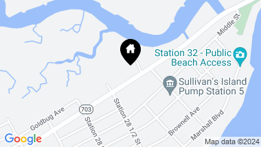 Map of 2910 Jasper Boulevard, Sullivans Island SC, 29482
