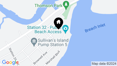 Map of 3115 Ion Avenue, Sullivans Island SC, 29482