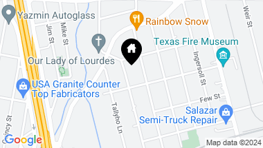 Map of 2618 Lapsley Street, Dallas TX, 75212