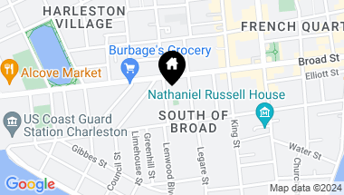 Map of 14 Logan Street, Charleston SC, 29401