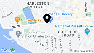 Map of 29 Savage Street, Charleston SC, 29401