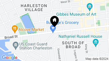Map of 162 Broad Street, Charleston SC, 29401