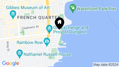 Map of 2 Exchange Street, Charleston SC, 29401