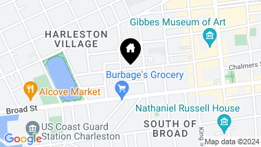 Map of 151 Queen Street, Charleston SC, 29401