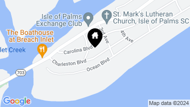 Map of 207 Charleston Boulevard, Isle of Palms SC, 29451