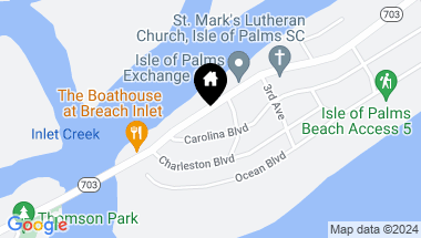 Map of 112 Palm Boulevard, Isle of Palms SC, 29451