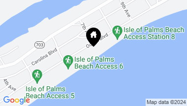 Map of 620 Ocean Boulevard, Isle of Palms SC, 29451