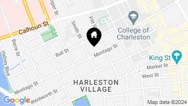 Map of 30 Montagu Street, Charleston SC, 29401