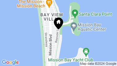 Map of 3656 Bayside Walk, Pacific Beach CA, 92109