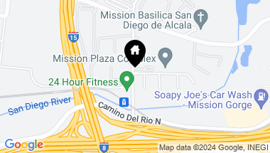 Map of 5922 Rancho Mission Rd 70, San Diego CA, 92108