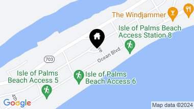 Map of 622 Carolina Boulevard, Isle of Palms SC, 29451