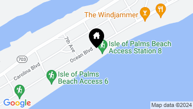 Map of 712 Ocean Boulevard, Isle of Palms SC, 29451