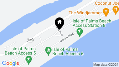 Map of 3 7th Avenue, Isle of Palms SC, 29451