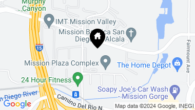Map of 6039 Rancho Mission Rd # 202, Mission Valley CA, 92108