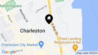 Map of 38 Hasell Street, Charleston SC, 29401
