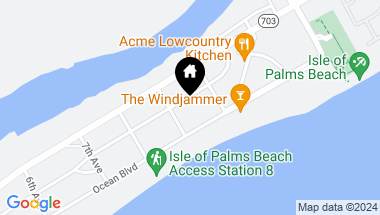 Map of 906 Carolina Boulevard, Isle of Palms SC, 29451