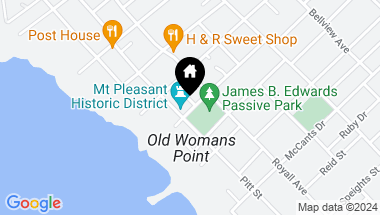 Map of 310 Bank Street, Mount Pleasant SC, 29464