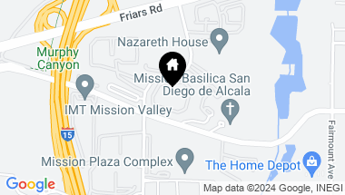 Map of 6111 Rancho Mission Rd 204, San Diego CA, 92108