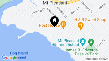 Map of 245 Bennett Street, Mount Pleasant SC, 29464