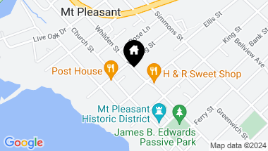 Map of 507 Whilden Street, Mount Pleasant SC, 29464