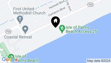 Map of 2404 Palm Boulevard, Isle of Palms SC, 29451