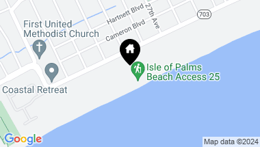 Map of 2408 Palm Boulevard, Isle of Palms SC, 29451