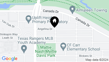 Map of 2002 Angelina Drive, Dallas TX, 75212