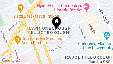 Map of 66 Cannon Street, Charleston SC, 29403